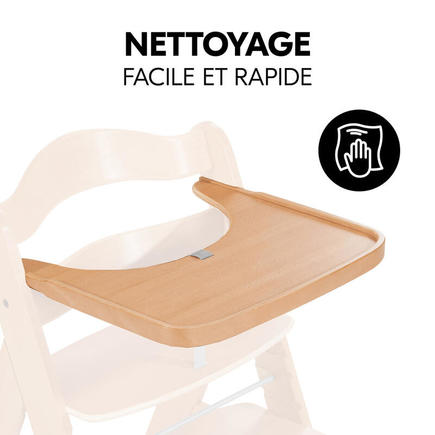 Tablette pour chaise haute Alpha+ - Bois HAUCK - 7