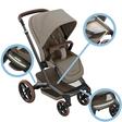 Poussette Fame Twillic Truffle avec Nacelle MAXI COSI - 13