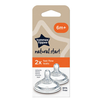 Tétines pour biberon Natural Start Débit Rapide Lot de 2 TOMMEE TIPPEE - 5