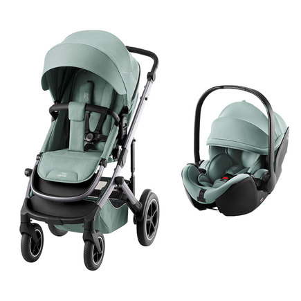 Poussette duo Smile 5Z + Baby-safe pro - Jade green BRITAX RÖMER