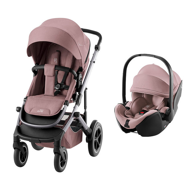 Poussette duo Smile 5Z + Baby-safe pro - Dusty rose BRITAX RÖMER