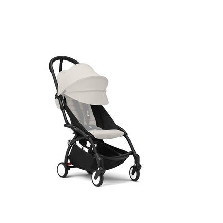 Poussette YOYO 3 Pack 0+ et 6+ Taupe / Cadre Noir STOKKE - 4