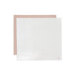 Lot de 2 langes en gaze de coton larges 115x115cm Twinkling - Wild rose