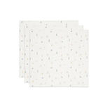 Lot de 3 langes en gaze de coton small 70x70cm Jungle jambo - Multicolor