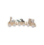 Jouet en bois train Jungle jambo - Multicolor