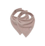 Lot de 2 bavoirs bandana éponge Basics - Wild rose