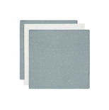 Lot de 3 langes en gaze de coton small 70x70cm Twinkling - Sea green