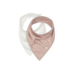 Lot de 2 bavoirs bandana Twinkling - Wild rose