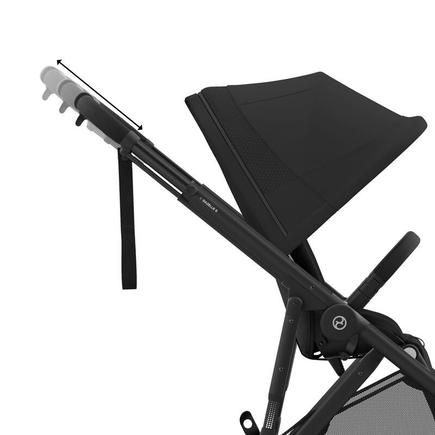 Poussette eGazelle S BLK Moon Black CYBEX - 5