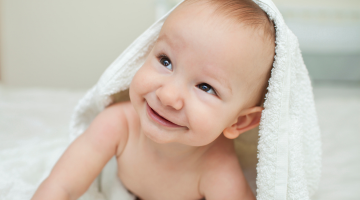 Sortie de bain bébé